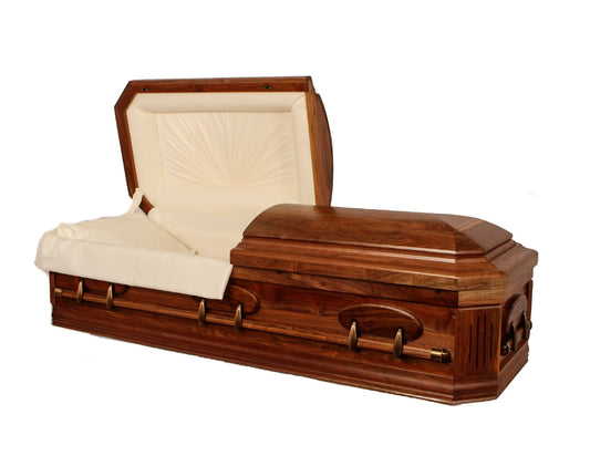 Charleston Amish Black Walnut Casket