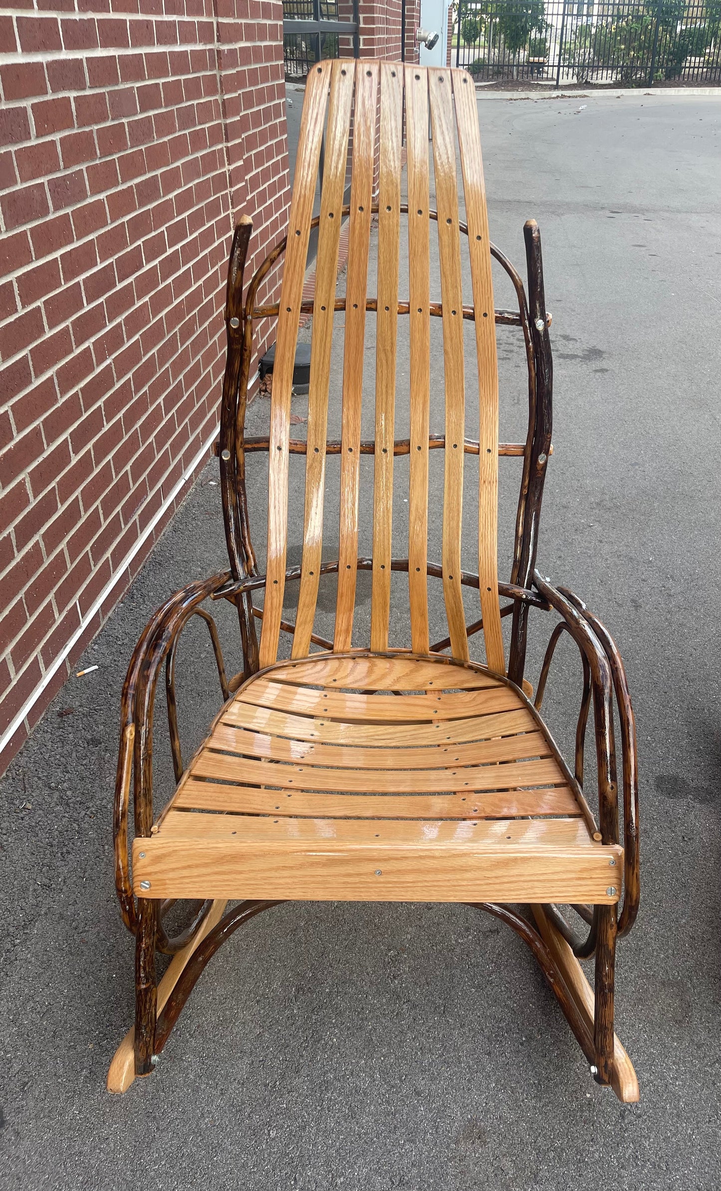 Bent Hickory Amish Rocking Chair