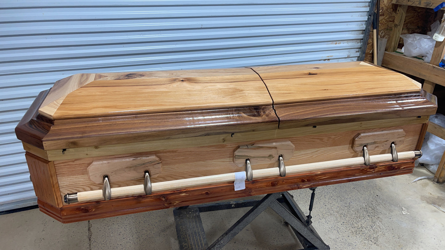 Amish Woods of America Solid Wood Casket