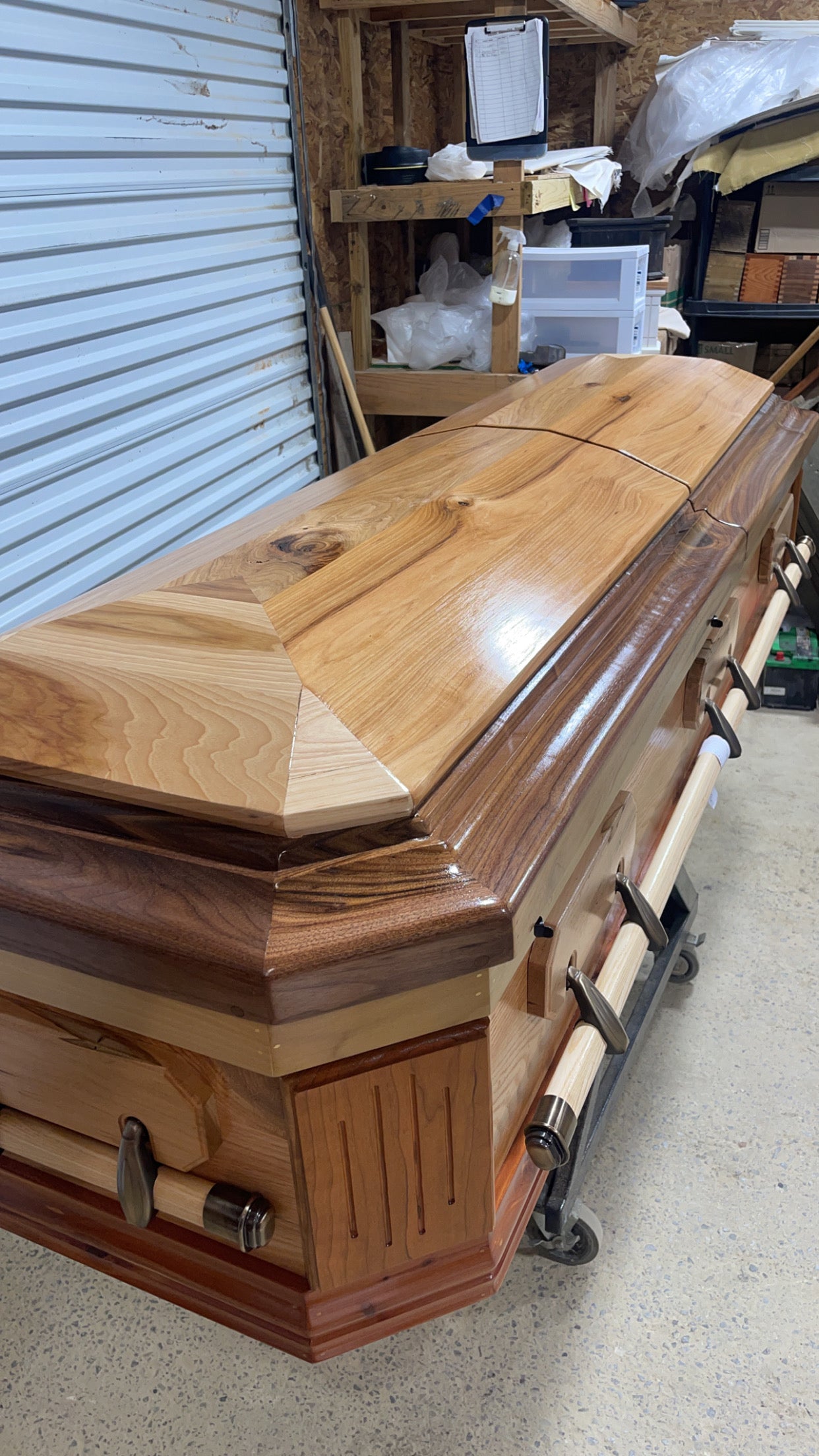 Amish Woods of America Solid Wood Casket