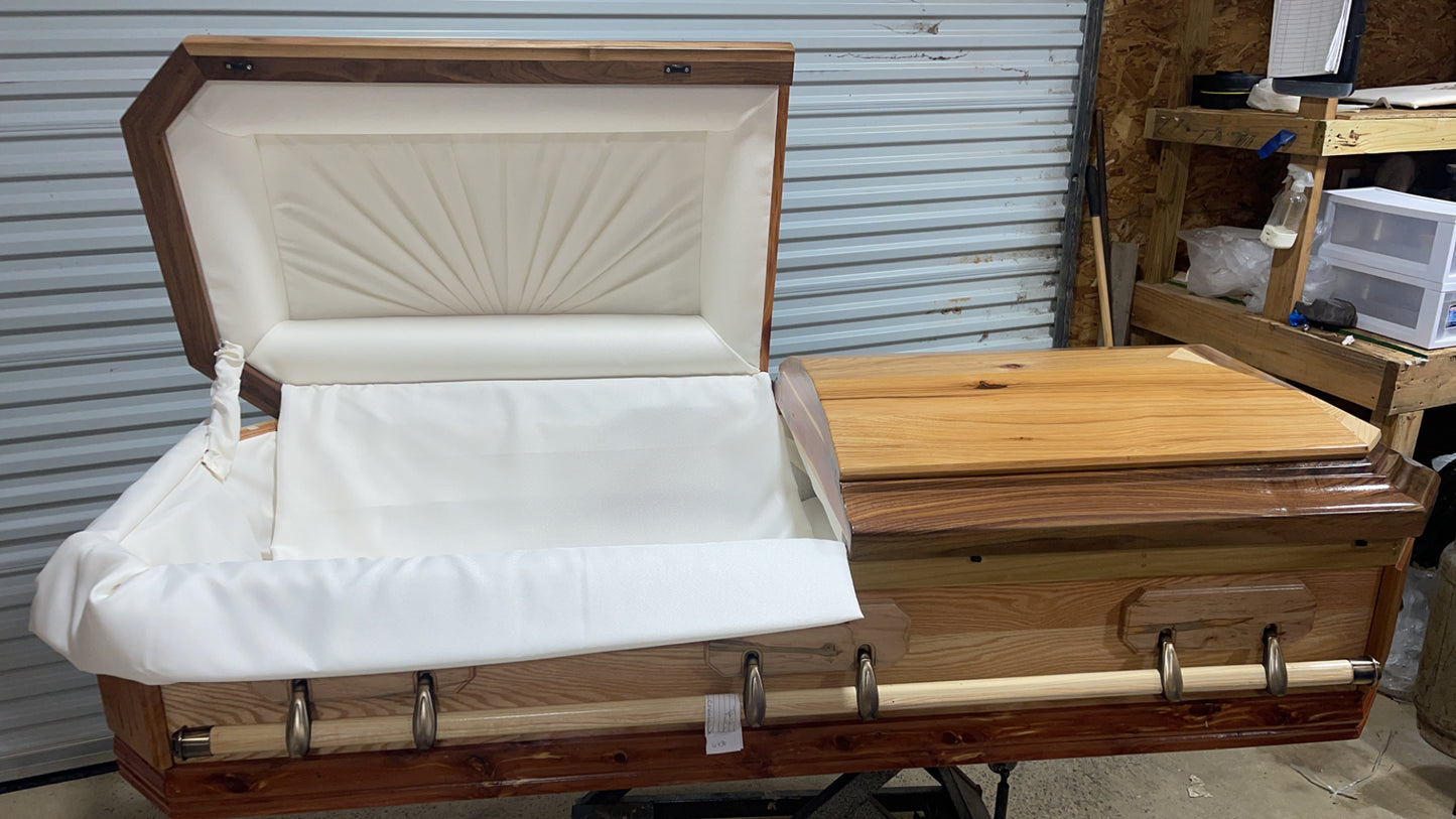 Amish Woods of America Solid Wood Casket