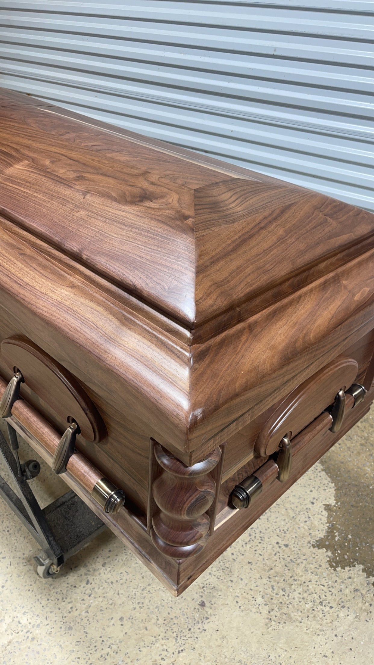 Handmade Solid American Black Walnut Casket
