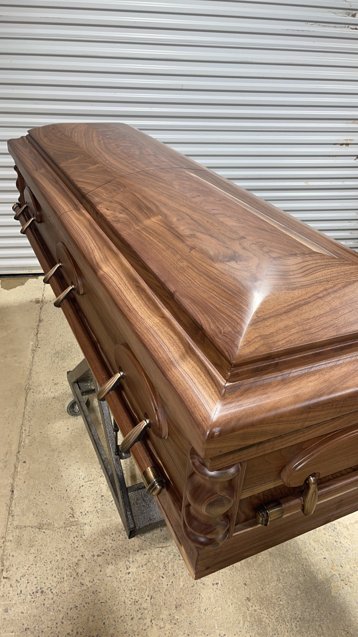 Handmade Solid American Black Walnut Casket