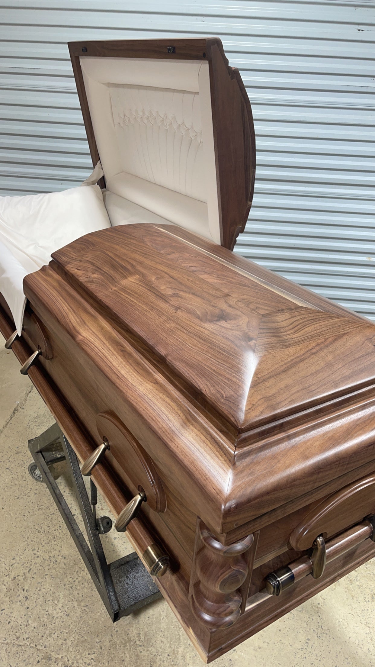 Handmade Solid American Black Walnut Casket