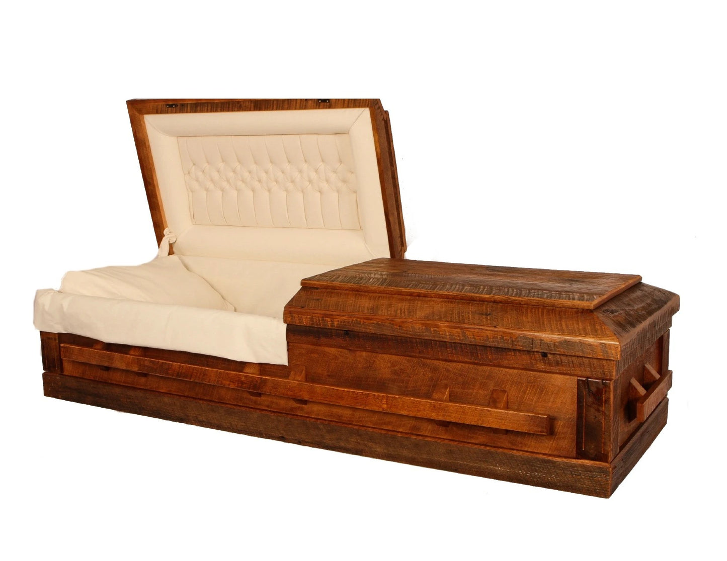 Delray Amish Solid Oak Barnwood Casket